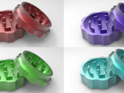 TeaTobacco Grinder Free 3D model