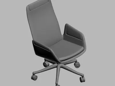 office chair 20 3D model