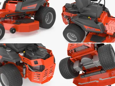  Simplicity Courier Lawn Mower Ride On Orange 