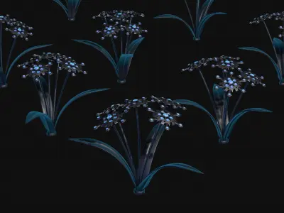 Robo flower 3D model