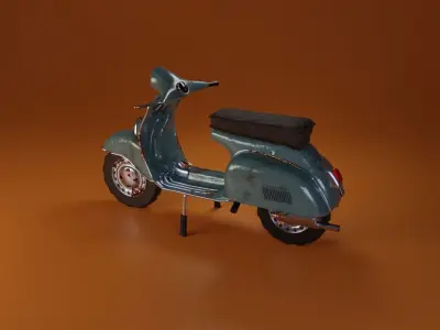 Vespa Antiga 3D model
