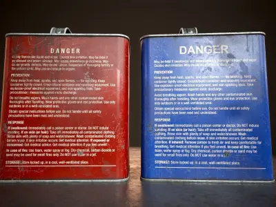 Kerosene and gasoline Low-poly 3D model