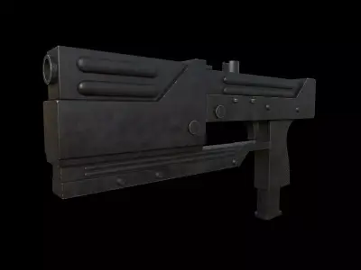 Blade 1998 Mac11 Sub Machine gun Low-poly 3D model