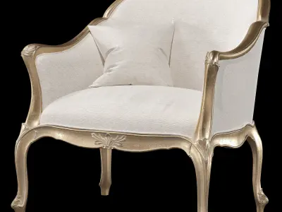 roberto giovannini armchair art 1225 3D model