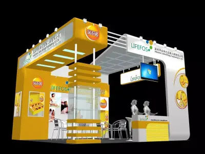 Exhibition - Area -6X6-3DMAX2011-08 3D model