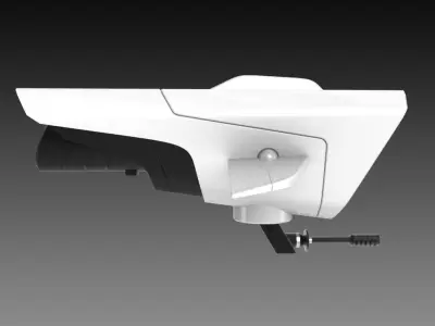SF FUTURISTIC DRONE Low-poly 3D model