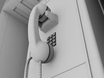 Phone Booth 3D print model