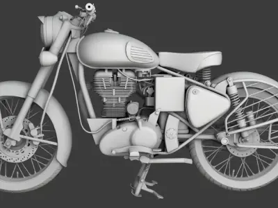 Royal enfield 3D model 3D model
