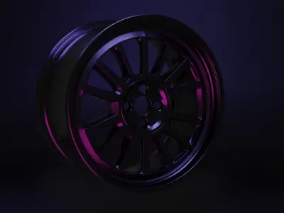 Wheel ATS Streetrallye RW  Free 3D model