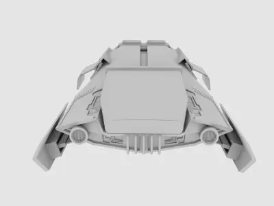 Flying Car Sci-fi 3D model