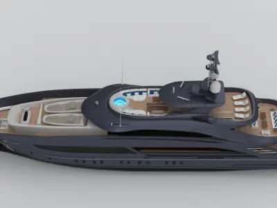 Desire Yacht 3D model
