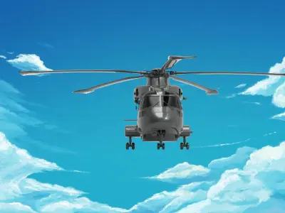 AgustaWestland AW101 3D model purchase