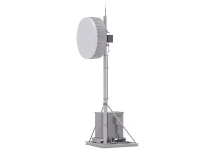 Mobile Antenna v2 3D model