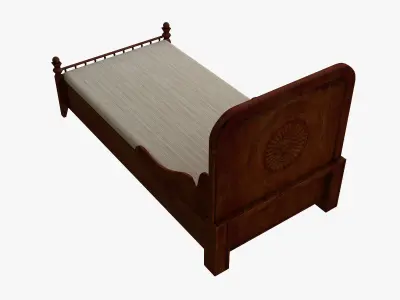 Old Bed 3D model
