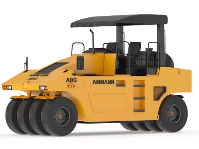 Volvo ABG PT240R Compactor 3D model