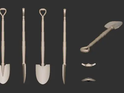 Shovel 3D model purchase