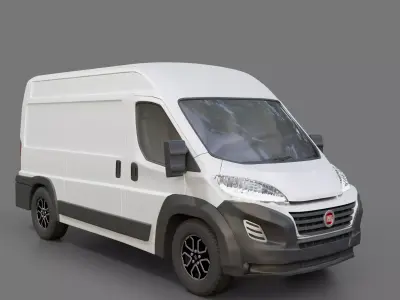 Fiat Ducato Panel Van Free 3D model