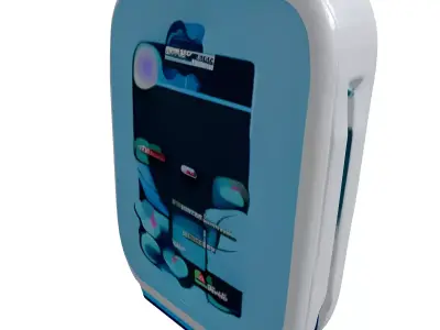 Futuristic Medical Diagnostic Device 3D model