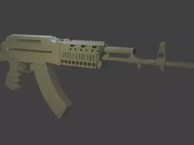 Beryl ak - rifle Free 3D model