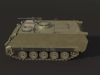 M113A3 Armored Personnel Carrier 3D model
