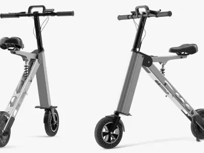  Compact Folding Electric Bike 