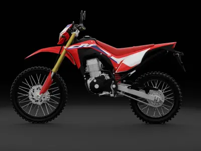 2017 Honda CRF150 L 3D model