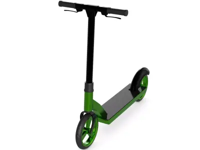 Stunt Scooter Low-poly 3D model