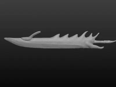 Sword Dragon - Class Code 3D model