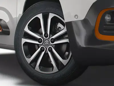 Citroen Berlingo Multispace 2021 wheel 3D model