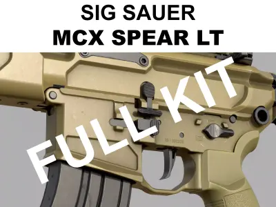MCX Spear LT - FULL KIT - Replica - LOW POLY Low-poly 3D model