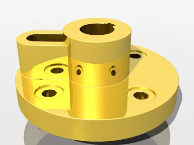 Crank DIsk Free 3D model