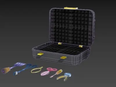 Cartoon mix  tools 3D model