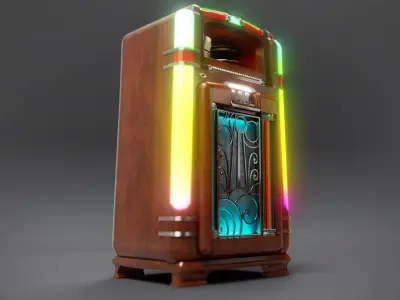 Jukebox 3D model