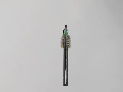 Unusual souvenir revolver 3D model