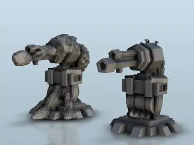 Infantery canon turret - Warhammer 40 000 40k Star Wars Legion 3D print model