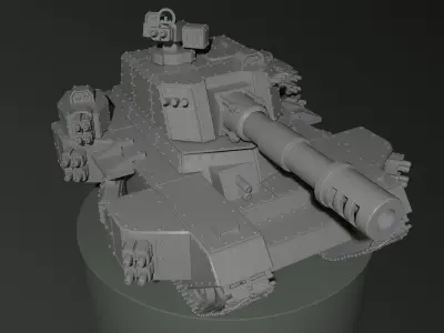 Tank miniature 3D print model