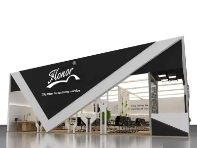Exhibition - Size - 18X12-3DMAX2012-004 3D model