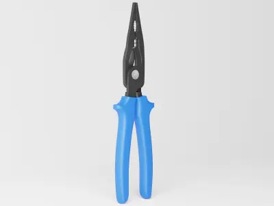 Long Nose Plier Low-poly 3D model