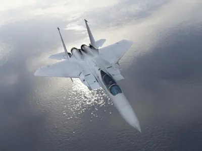 McDonnel Douglas F15 Eagle Low-poly 3D model