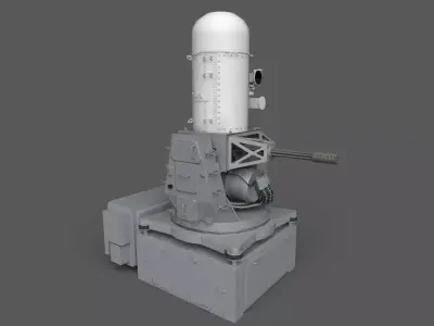 CIWS Phalanx 3D model