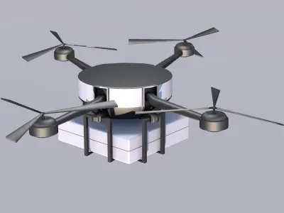 Medical Drone 3D model