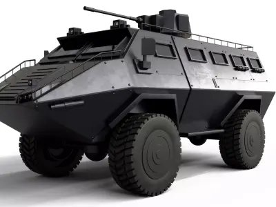 Military APC 3D model purchase