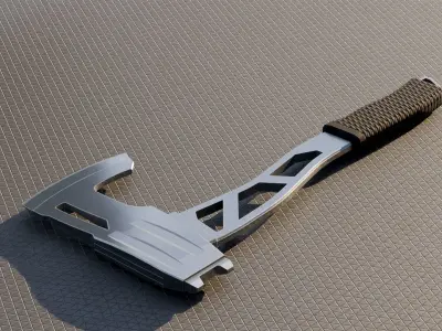 Cold Steel Axe Low-poly 3D model