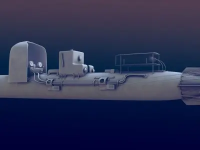 Maiale- Italian Human Torpedo  3D model