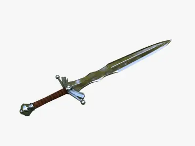 Sword Low-poly 3D model 47