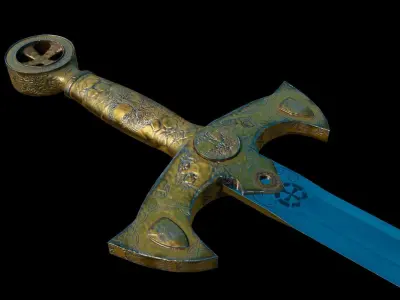Sword of the Templars 3D model
