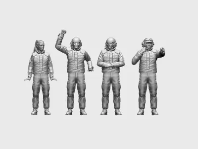 Israel Tank Crew IDF 3D print model