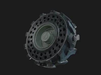 Future Truck Wheel NPT 02 3D model