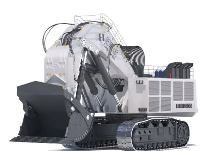 Excavator LIEBHERR R996 3D model