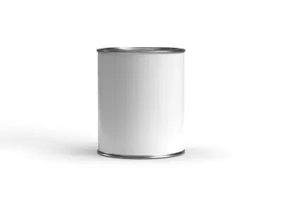 Quart paint can with lid  3D model purchase